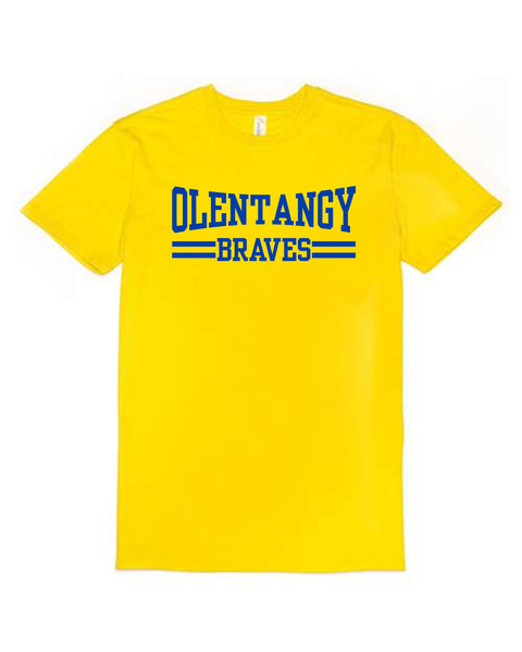 Bright Gold Olentangy Braves Unisex T