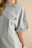 Fine Wine Time Oversized Tee