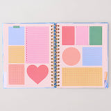 Large 17-Month Academic Planner, Good Things Ahead - Blue