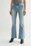 Mid Rise Straight Bootcut Denim