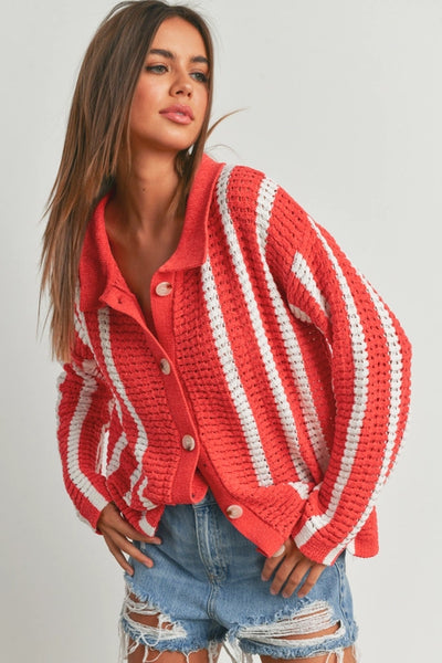 Oversized Chenille Cardigan