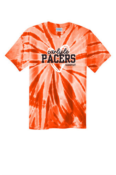 Carlisle Pacers Orange Tie-Dye T-Shirt
