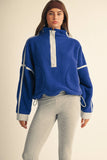 Cobalt Sherpa Half-Zip
