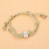 Mahjong Tile Charm Bracelet