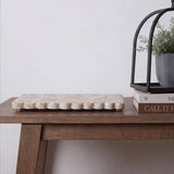 Scalloped Marble Tray