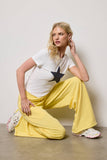 Wide Leg Cotton Jogger Sweatpants
