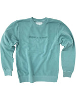 Mint Midwesterner Embroidered Fleece