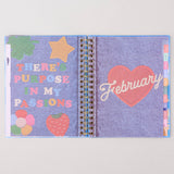 Large 17-Month Academic Planner, Good Things Ahead - Blue