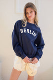 Berlin Embroidered Patchwork Crew