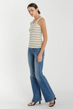 RIBBED MULTI STRIPED TANK