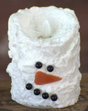 Snowman Flame LED Candle