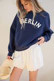 Berlin Embroidered Patchwork Crew
