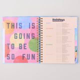 Large 17-Month Academic Planner, Good Things Ahead - Blue