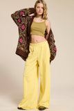 Wide Leg Cotton Jogger Sweatpants