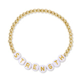 Strength Beaded Bracelet - SHINE FOR A CAUSE