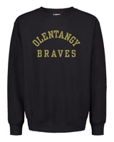 Olentangy Braves Gold Glitter (or Puff Metallic) Unisex Crewneck