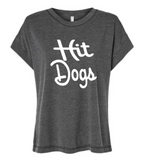 Women's Washed Black Hit Dogs T