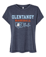 Olentangy Baseball Club Women's Vintage Washed Tee