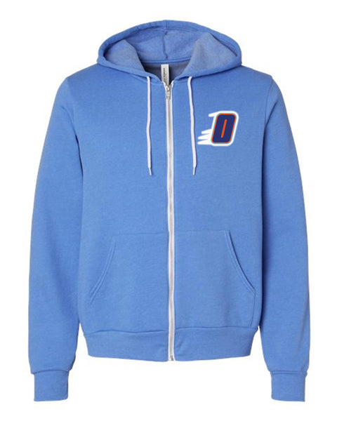 Olentangy Baseball Club Unisex Embroidered Zip Up