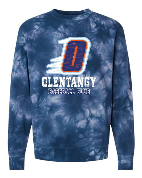 Olentangy Baseball Club Unisex Tie Dye Crew