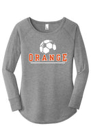 Women's Orange Soccer Tunic