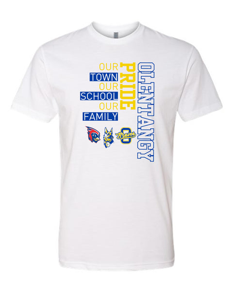 Our Town Unisex T-Shirt (white or gray) *Personalize with your schools*