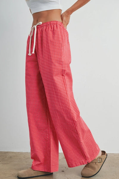 Red Check Pants