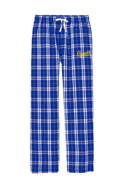 Scouts Adult Embroidered Flannel Pants