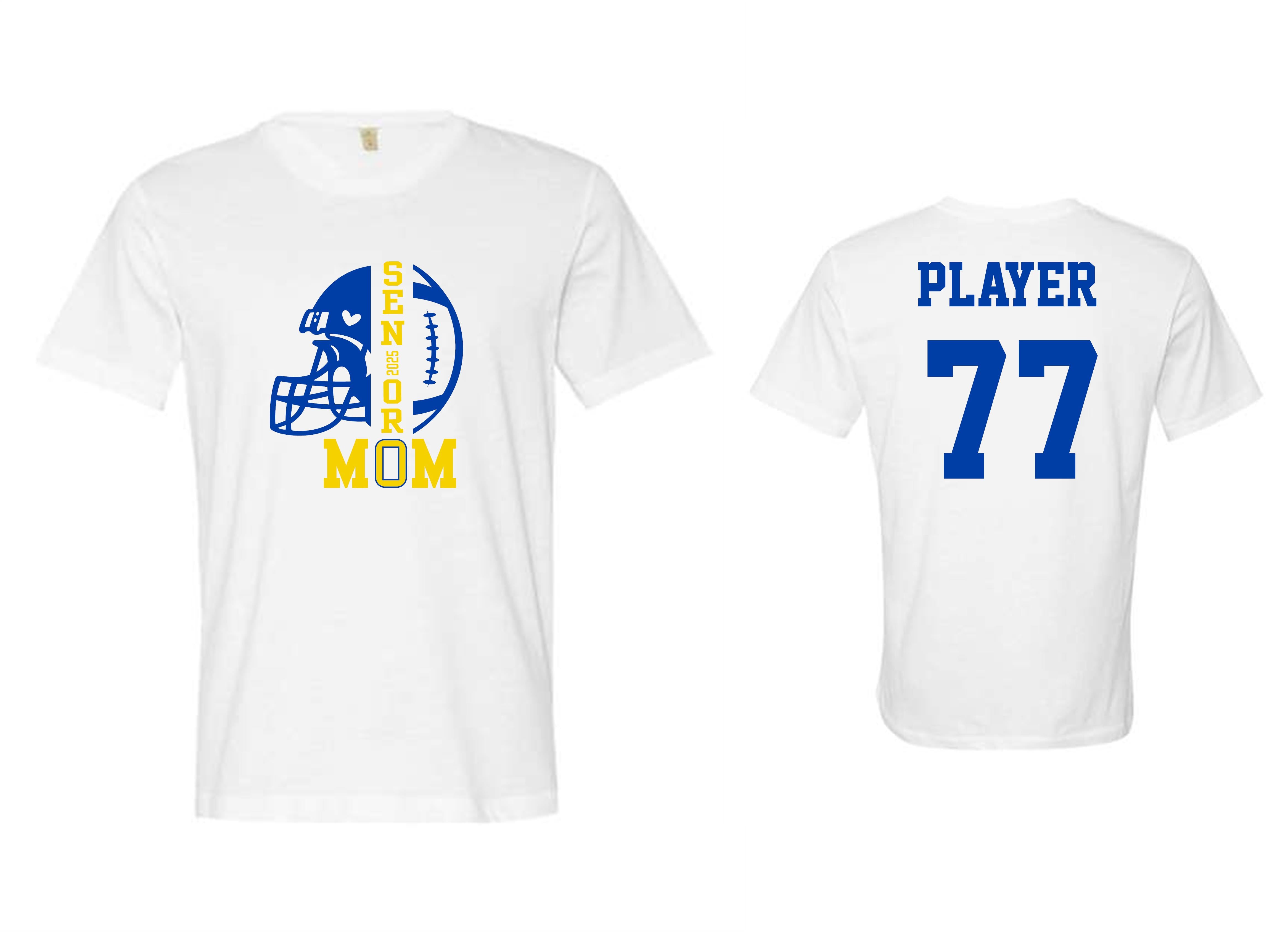 maaa 　L'Appartement 　Football T-shirt Braves 2025 Senior Football Mom Shirt (more colors & styles