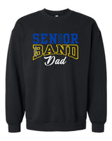 Senior 2025 Band Dad Crewneck Fleece