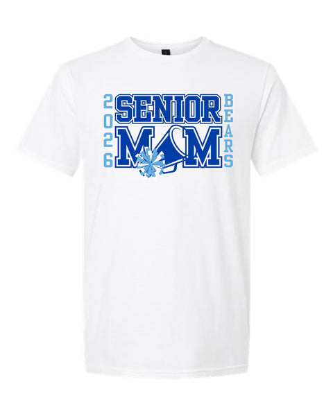 Senior Cheer Mom White T-Shirt