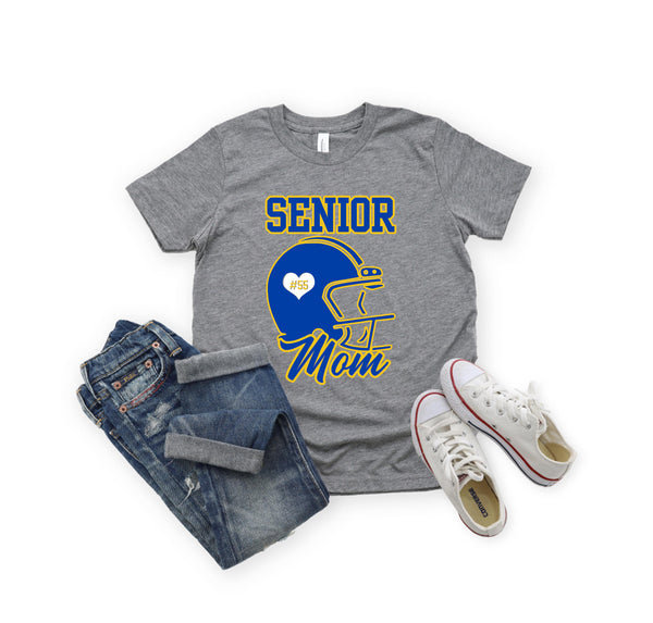 Senior Football Mom Unisex Fit T-Shirt