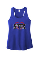 Stix Ladies Royal Racerback Tank