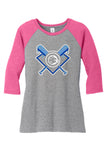 Women's Cubs Drip Raglan (more colors)