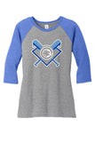 Women's Cubs Drip Raglan (more colors)
