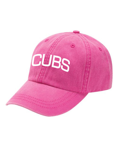 Neon Pink Pigment Dyed Cap