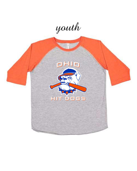 Youth Ohio Hit Dogs Raglan