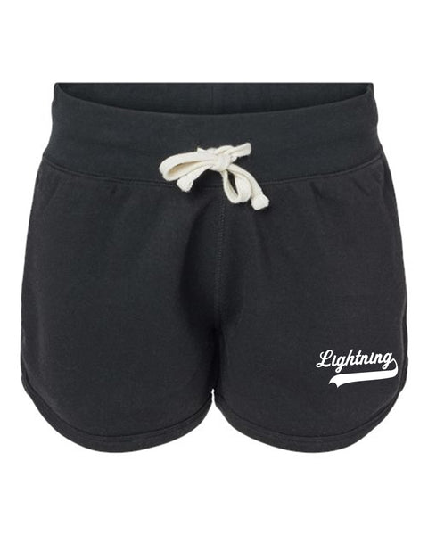 Women's Lightning Script Fleece Shorts