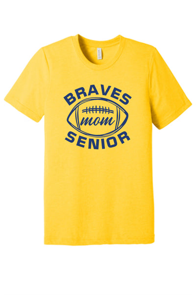 Gold Braves Senior Mom Unisex T