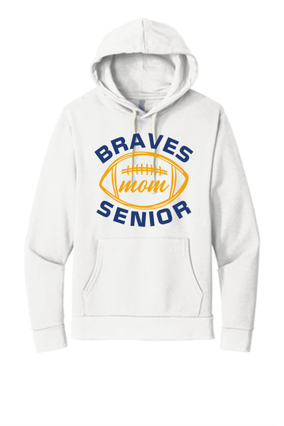 Braves Senior Football Mom Hoodie