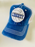 Liberty Volleyball Distressed Hat