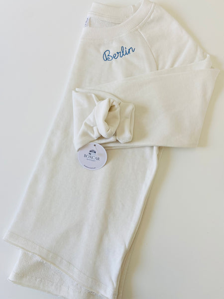 Women’s Berlin Chain-Link Crewneck