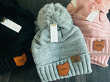 Ohio Pom Pom Beanie