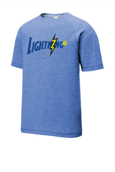 Neon Bolt Triblend Wicking Raglan T