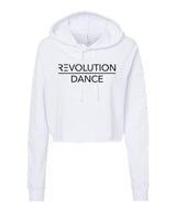 Revolution Dance White Crop Hoodie